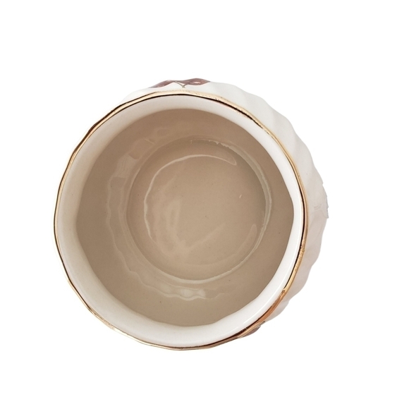 Vintage Sadler England Swirl Mini Creamer and Sugar Bowl With Fruit & Nu… - Picture 5 of 10